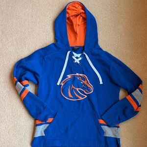 Colosseum Boise State Blue and Orange Hoodie